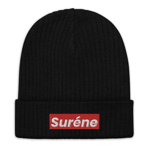 Open image in slideshow, SRNE Ribbed Knit Beanie
